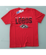 NCAA New Mexico Lobos Youth Boys Destroyed SS Polyester Competitor Tee Sz M - $11.88