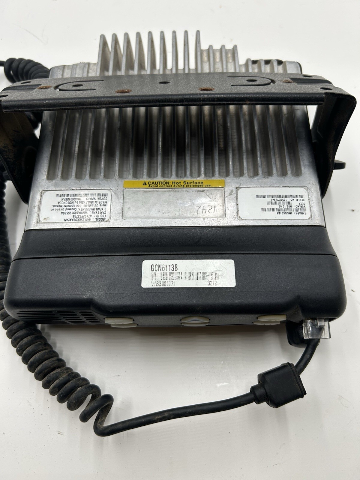 Motorola CDM1250 VHF 136-174MHZ  64ch 45watt mobile radio AAM25KKD9AA2AN Item image 7