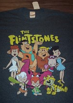 Vintage Style Hanna-Barbera The Flintstones T-Shirt Large New w/ Tag Fred Dino - £15.53 GBP