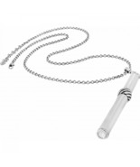 NWT BRIGHTON Ink PEN PAL on a chain silver add-a-bead charm necklace whi... - $57.44 CAD