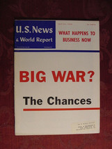 U S News World Report Magazine July 25 1958 Chances Of Big War - £8.54 GBP