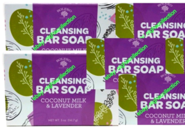 5 Bars X Bolero Cl EAN Sing Bar Soap Coconut Milk &amp; Lavender 5 Oz Each Sealed - £22.20 GBP