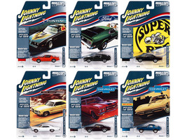 Muscle Cars USA 2022 Set A of 6 Pcs Release 1 1/64 Diecast Cars Johnny Lightning - £54.60 GBP