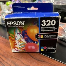 Epson 320 Standard Capacity Ink Cartridge For Picturemate PM-400 NEW w/ Box Wear - £37.97 GBP