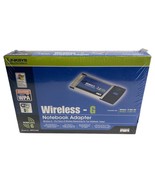 Linksys WPC54G Wireless-G Notebook Wi-Fi Adapter PCMCIA Card NEW SEALED ... - $14.83