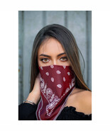 Set of 3 Sports Bandanas    Face Mask Head Wrap Cotton Scarf Neck Cover ... - $10.60