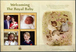 Papua New Guinea. 2018. Royal Baby - Prince Louis Arthur Charles (MNH OG) M/S - £17.50 GBP