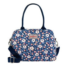 Cath Kidston Matt Busy Bag Medium Crossbody Handbag Island Flowers Navy ... - $59.99