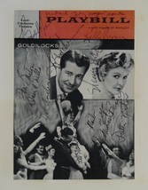 Don Ameche Margaret Hamilton Cast Signed 1958 Goldilocks Playbill Cover Only - £467.08 GBP