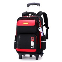 Rolling Backpack for Kids Girls Boy Wheeled Bag Student Trolley Schoolbags Carry - £97.85 GBP