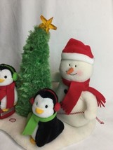 Hallmark Jingle Pals 2006 Very Merry Trio Penguin Christmas Tree Animated Tested - £22.59 GBP