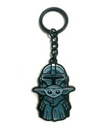 STAR WARS THE MANDALORIAN BABY YODA THE CHILD METAL KEYCHAIN KEY RING OR... - €5,73 EUR