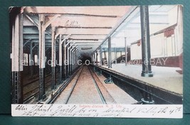 1906 Antique Subway Station Ny City Postcard Glitter - £27.20 GBP