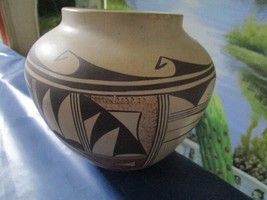 Roberta Silas Native American Pottery Laguna Tewa Hopi Vase 7 1/2&quot; X 7 1/4&quot; - £473.72 GBP