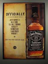 1998 Jack Daniel&#39;s Whiskey Ad - Officially - £14.76 GBP