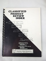 Keystone Central Enterprises Classified Product Review Index 1983 - $15.96