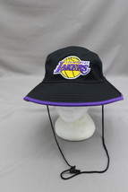 LA Lakers Hat - Black Bucket Hat by New Era - Adult One Size - $55.00