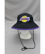 LA Lakers Hat - Black Bucket Hat by New Era - Adult One Size - $55.00