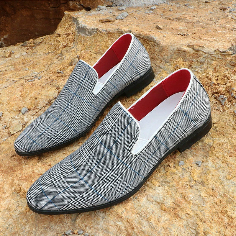 N casual shoes slip on high quality male design loafers flats shoes camisa social shoes thumb200