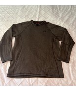 The North Face Crewneck Mens Extra Large Brown Polyester Sweatshirt Heav... - $466.30 MXN
