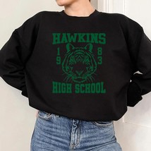 Vintage Hawkins High School Sweatshirt Stranger Things Inspired Sweatshirts Men  - £78.81 GBP