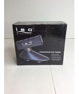 Brand NEW ISO Professional Hot Iron Holder Black Holds Any Flat Iron 1in... - £13.68 GBP