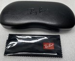 Ray-Ban Black Hard Case for Sunglasses Eyeglasses with Cleaning Cloth - $8.12
