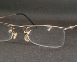 Vintage Moda Óptica MO 048 05 Oro Plata Único Raro Gafas 53-19-145 Italia - $96.03