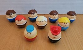 Vintage Little Tikes Toddle Tots Chunky Figures People Lot of 9 - £19.38 GBP