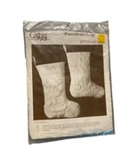 Vintage Cathy Needlecraft Candlewickery 13” Christmas Dove Stocking Kit ... - $14.99