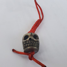 Tibetan Buddhist Iron Skull Pendant Amulet/Keyring - Nepal - $24.99