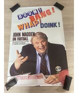 “John Madden On Football” Original Movie Poster 24x36 1 Sheet Sports Mov... - $459.21 MXN
