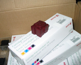 NEW OEM GENUINE XEROX COLORQUBE 8570/8870 MAGENTA RED SOLID SOLID INK ON... - $69.99