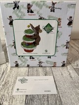 2011 Charming Tails by Enesco "Merry Christmas Cupcake" resin figurine SEALED - $53.25