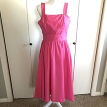 Vintage Jenni Sun Dress with matching Scarf Womens 11/12 Used Pink Some Wear - £23.17 GBP