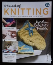 The Art Of Knitting Magazine No.29 mbox2572 Bath Mitt &amp; Facecloth - £2.92 GBP