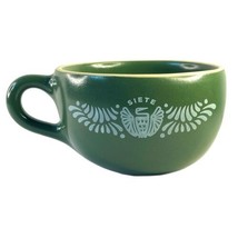 Poco x Clay Imports Siete Mug Christmas Green Ceramic Mexico Juntos es M... - £25.65 GBP