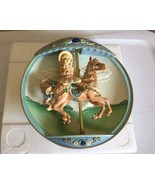 BRADFORD EXCHANGE CAROUSEL DAYDREAMS HOLD ONTO YOUR  DREAMS 3D MUSICAL PLATE - $28.71