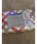 Autumn Gingham Dining Room Armless Chair Cover - Multi - NEW - $5.00