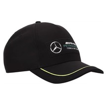 Mercedes AMG Petronas F1 Team Motorsport Baseball Cap Puma Original Black - $45.99