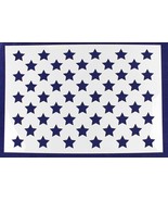 50 Star Field Stencil 14 Mil -15 1/16&quot;H x 21 1/4&quot;W - Painting /Crafts/ T... - $35.38
