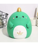 Green Cute Dinosaur Sweet Baby Large Penny Bank Coin Home Decor Saving M... - $29.55 CAD