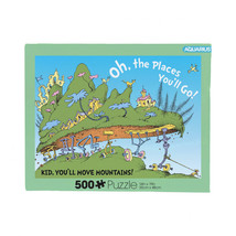 Dr. Seuss Oh, The Places You’ll Go! 500 Piece Jigsaw Puzzle Multi-Color - £22.43 GBP