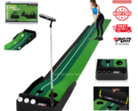 PGM Indoor Golf Putting Practice Mat 2.5M Automatic Ball Return Putter DHL  - $194.88