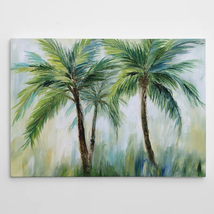 &quot; Palm Sensation &quot; on Canvas - £65.36 GBP