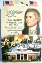 Thomas Jefferson Third President of the United States Souvenir Playing Cards - £7.10 GBP