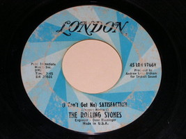 The Rollin Stones Satisfaction The Under Assistant 45 Rpm Record London Label - £12.74 GBP