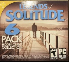 Legends Of Solitude 6 Pack Hidden Object Collection  PC Computer Games - £3.98 GBP