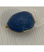 Ernst Steiner Antique Blue Enamel Walnut Sewing Kit - €40,66 EUR