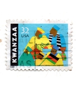 Collectible US Postage Stamp 1997 - Kwanzaa Holiday Stamp - $3.99